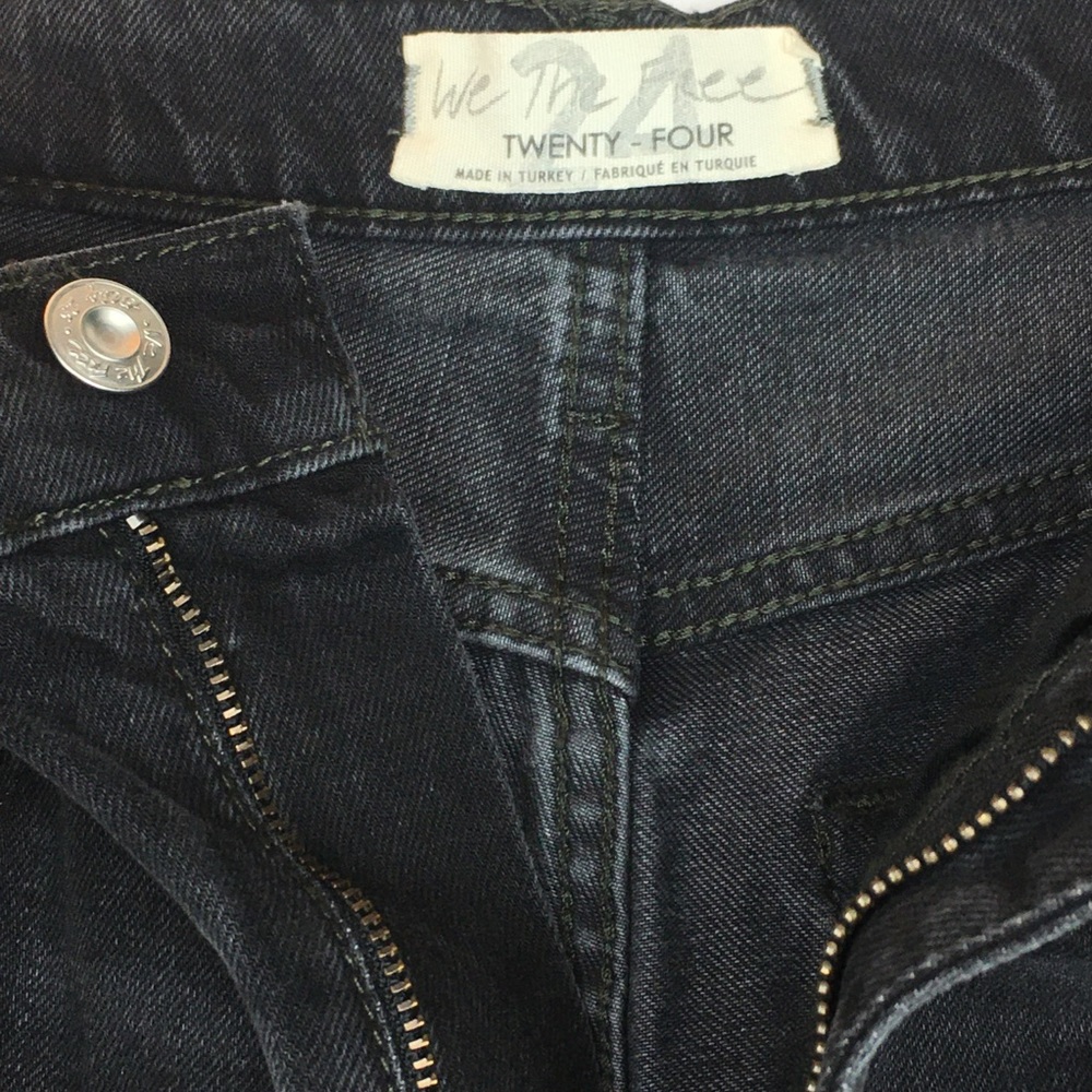NWT WE THE FREE 24 Lita Black Cropped Jeans - Picture 6 of 8
